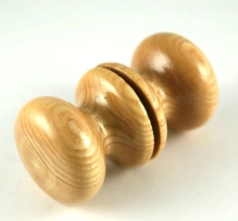 Ручка кнопка деревянная круглая (сосна)