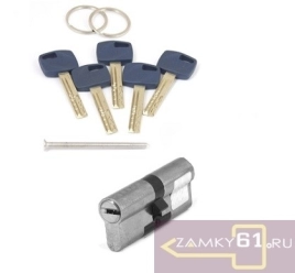 Цилиндровый механизм Apecs Premier XR-80-NI, (35*45) никель, ключ - ключ