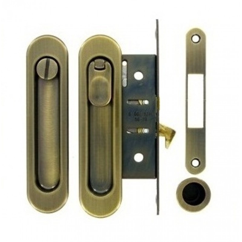 Раздвижной комплект VA 101 AB-ЕТ (ключ, бронза) фото 1